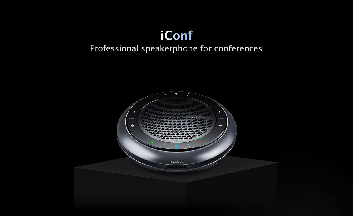 PaloVue iConf Bluetooth speakerphone for conference calls
