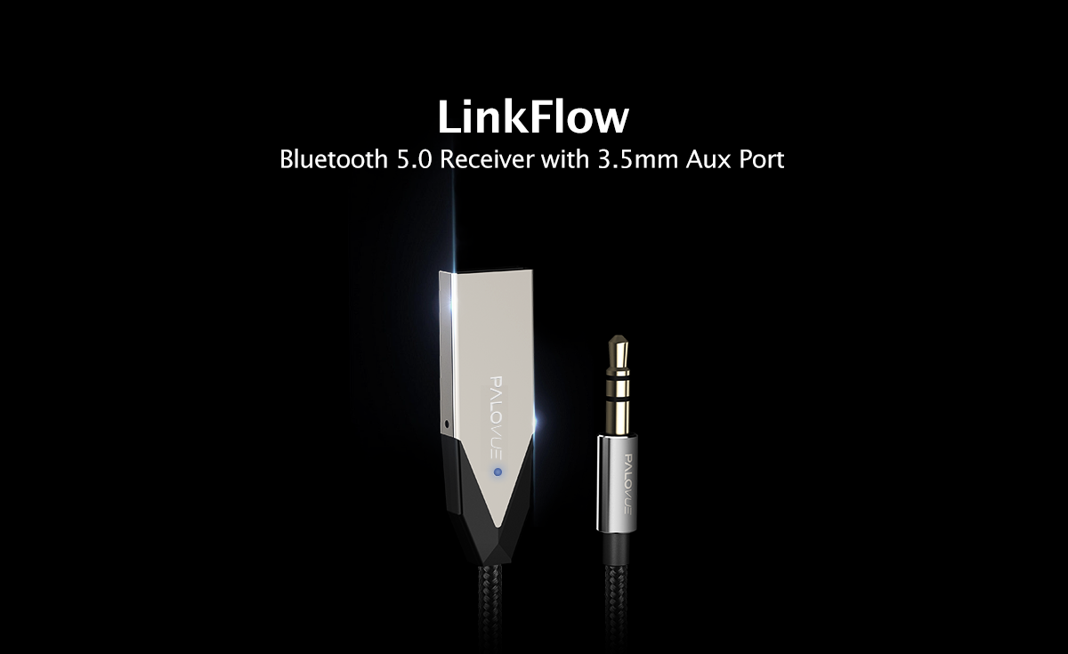 PaloVue LinkFlow Lightning to 3.5mm headphone adapter